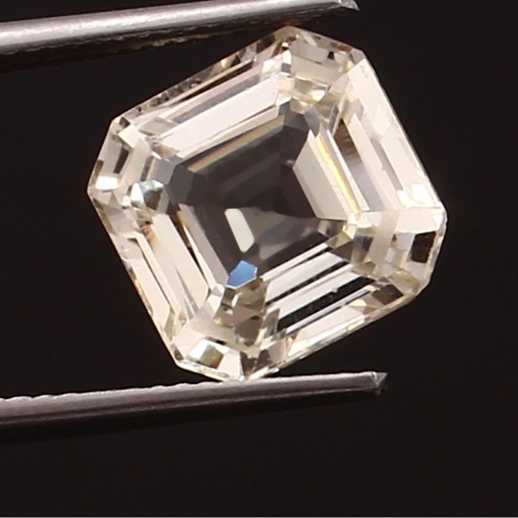 AAA Flawless Brazilian Imperial Topaz Loose Asscher Cut 5.60ctw - Picture 1 of 4